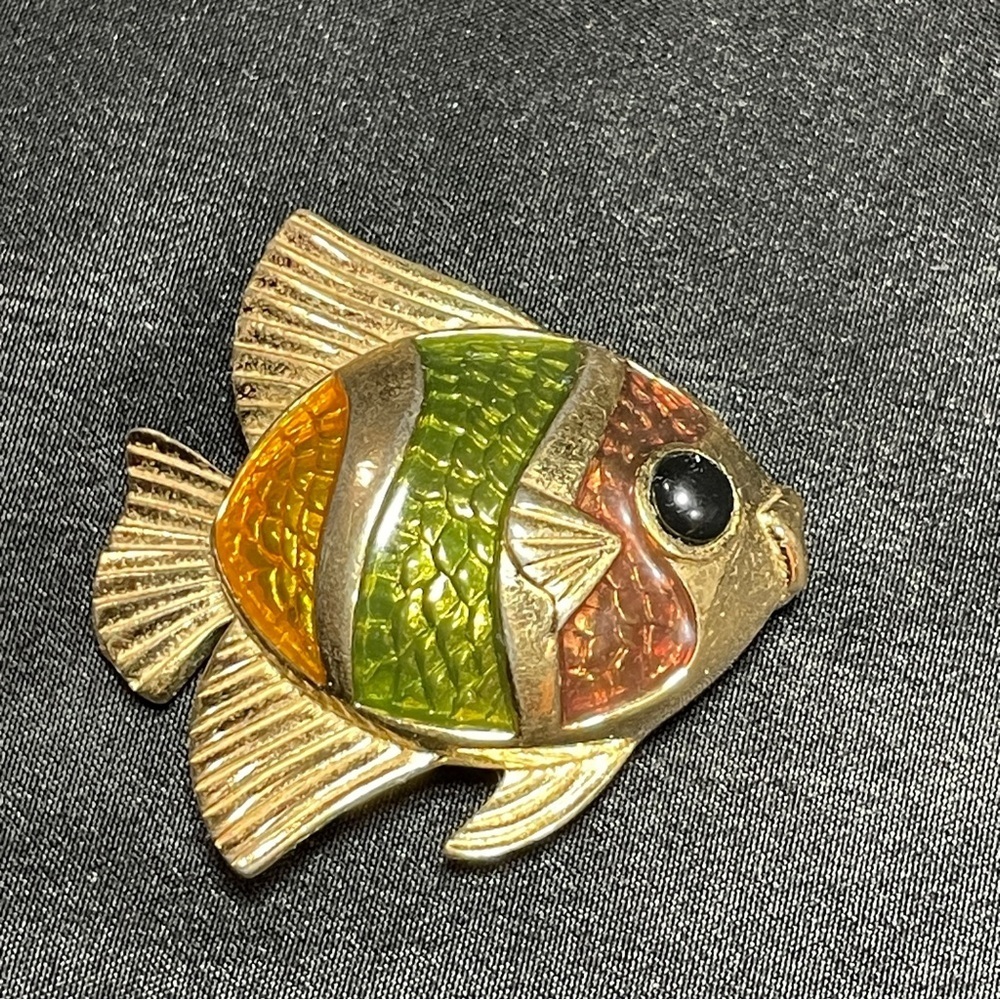 Estée Lauder Fish solid perfume compact - image 1